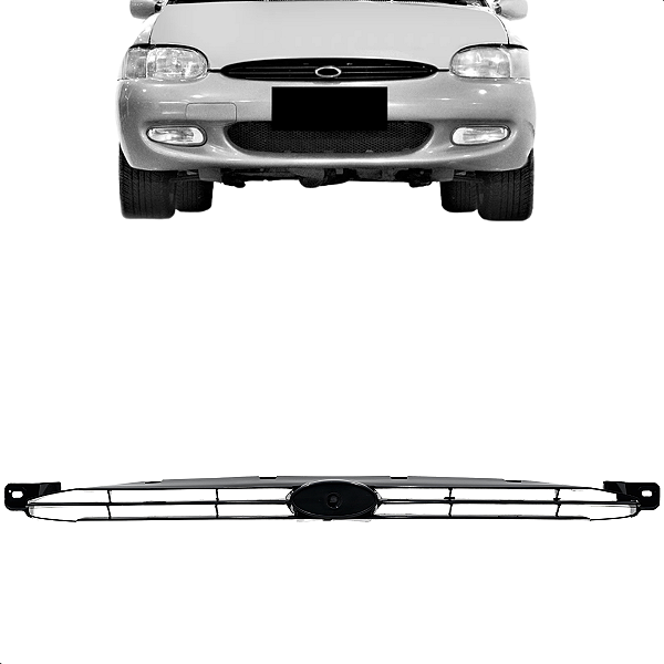 Grade Radiador Dianteira Escort Zetec 1997 1998 1999 a 2002