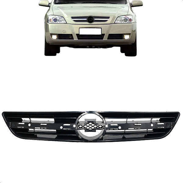 Grade Frontal Radiador Astra 2003 2004 05 06 07 a 2012 Preto
