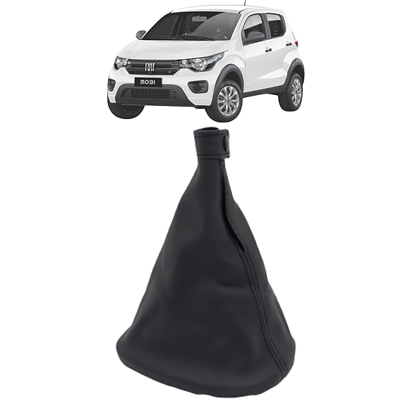 Coifa Alavanca Cambio Mobi 2016 2017 18 19 2020 2021 A 2023 Preta