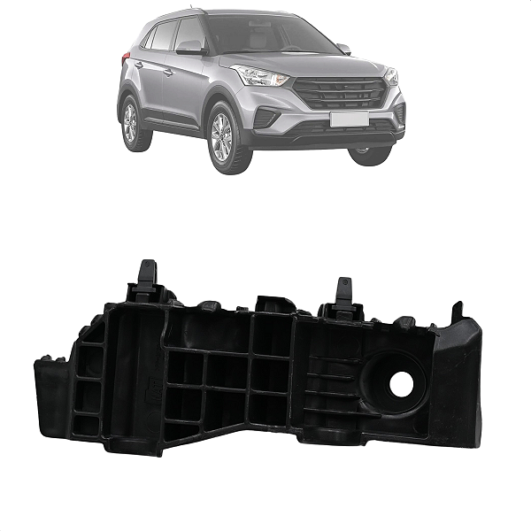 Suporte Guia Parachoque Creta 2017 2018 2019 2020 2021 Dianteiro