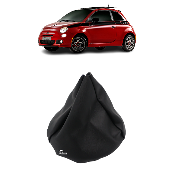 Coifa Alavanca Cambio Fiat 500 2010 2011 2012 2013 2014 2015 2016 2017 Preto