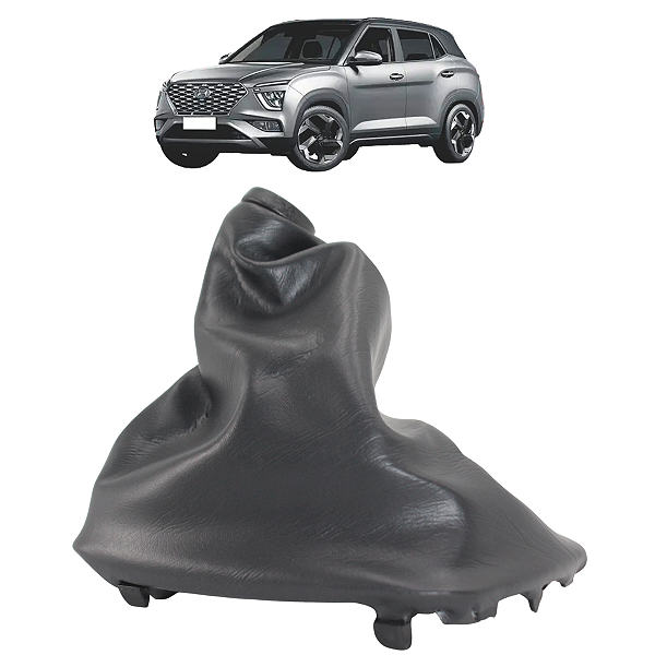 Coifa Alavanca Cambio Hyundai Hr 2014 15 16 17 18 19 2020 2021 2022 Preta