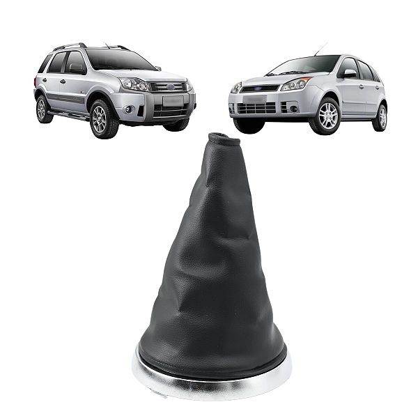 Coifa De Câmbio Ecosport Fiesta Hatch Sedan 03 A 11 Cromada