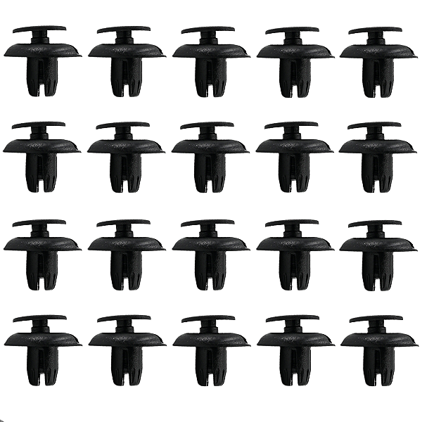 20 Grampos Do Para-choque Eclipse Colt L200 Lancer Pajero Full