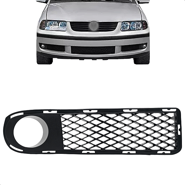 Moldura Grade Milha Gol Giii 1999 2000 2001 2002 Com Furo