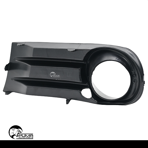 Moldura Grade Milha Com Furo Gol G5 2008 2009 2010 2011 2012 Lado Direito Preto