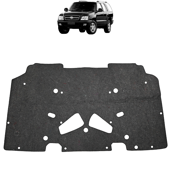 Manta Forro Capô Blazer S10 Com Entrada Ar 2001 Até 2011