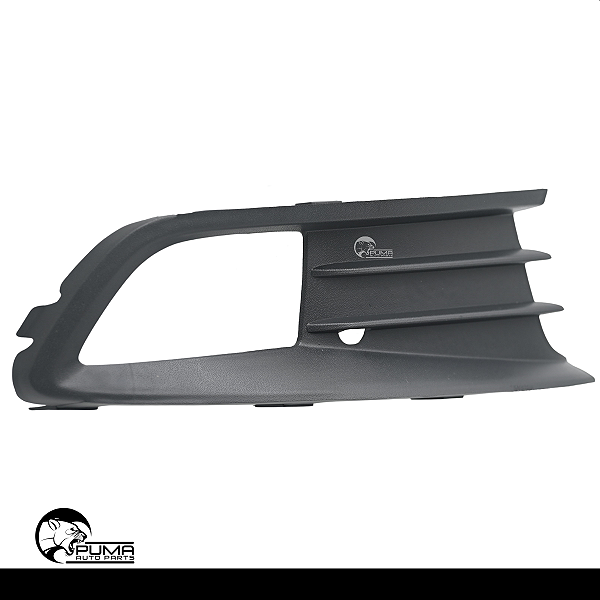 Moldura Grade Milha Gol G6 2012 2013 2014 Preta Com Furo