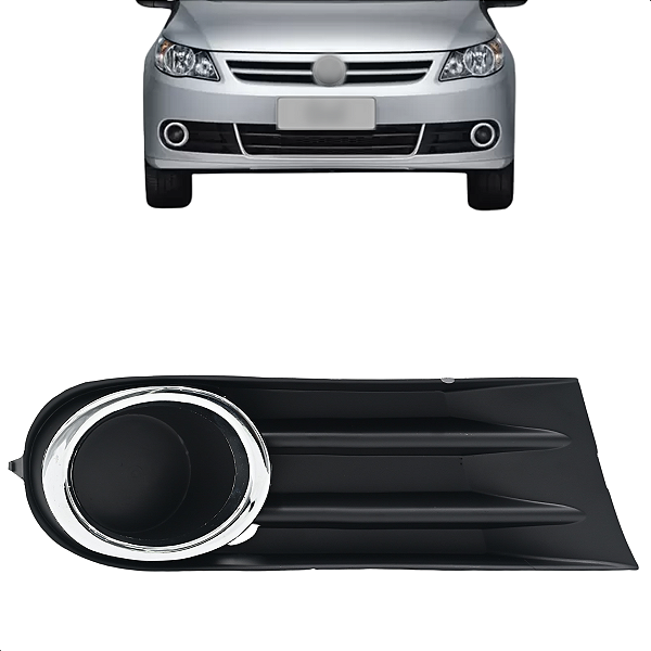 Moldura Milha Gol G5 2008 2009 2010 2011 2012 Sem Furo Aro Cromado