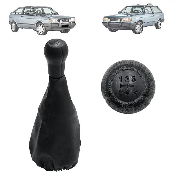 Manopla Cambio Coifa Cinza Gol Parati 1981 82 83 84 85 86 87 88 89 90 a 1995