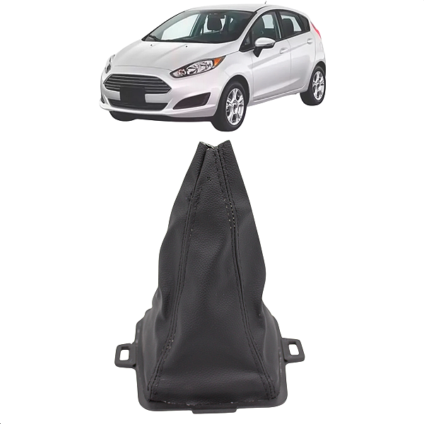 Manopla Coifa Câmbio New Fiesta Nacional 2013 14 15 16 17 2018 2019