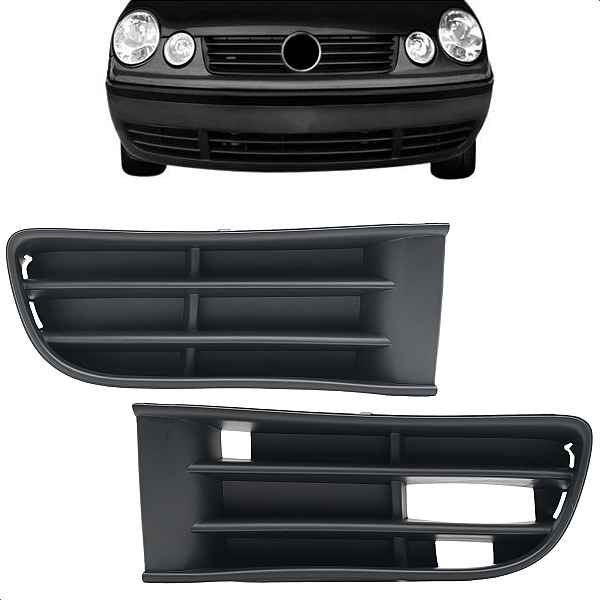 Kit Tela Grade Milha Polo Hatch Sedan 2003 2004 05 2006 Sem Furo