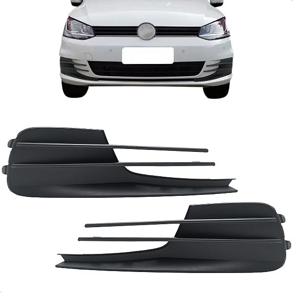 Par Moldura Farol Milha Fox 2015 2016 2017 2018 2019 2020 2021 Preto Sem Furo