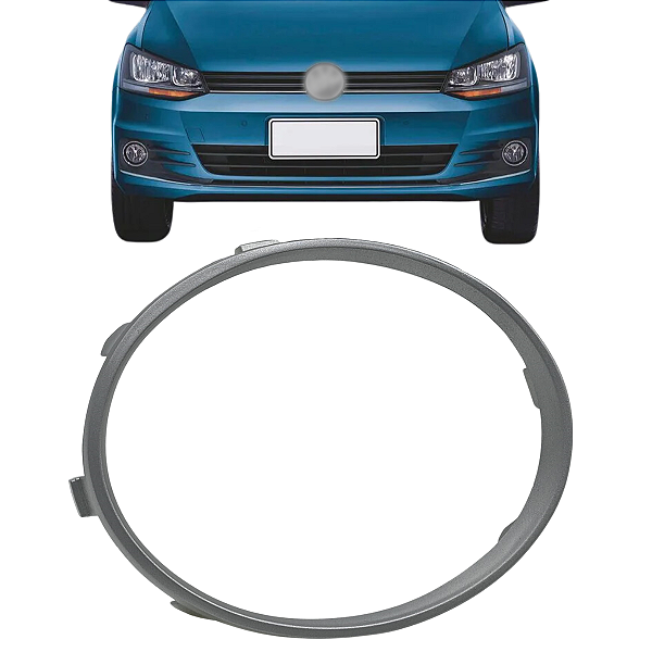 Aro Da Moldura Fox 2015 2016 2017 2018 2019 2020 2021 Prata