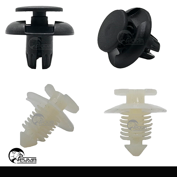 Kit 150 Presilha Grampo Parabarro Parachoque Universal Carro