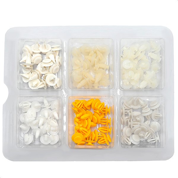 Kit 120 Presilha Grampo Forro De Porta Universal Carro