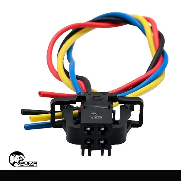 Plug Chicote Injeção Eletronica 4 Vias Universal