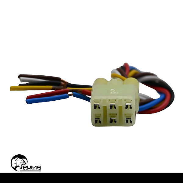 Chicote Plug Estator Gerador Bobina Motos Honda 6 Vias