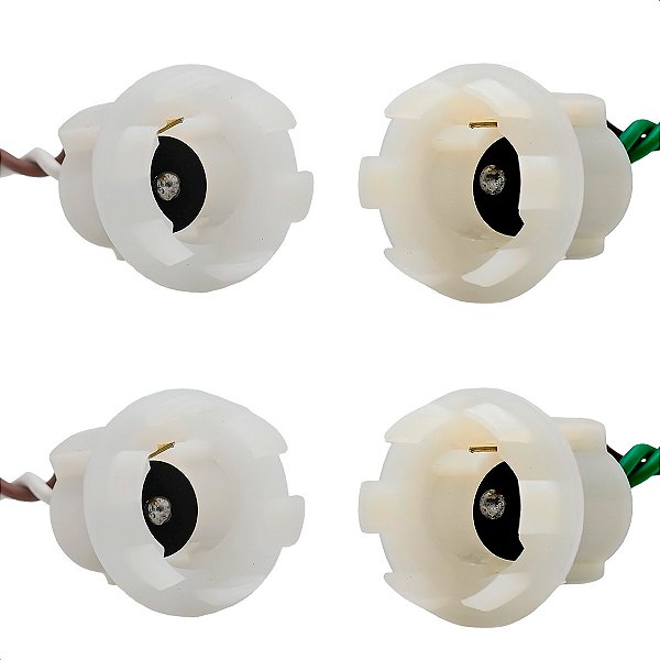 Kit 4 Soquetes 1 Polo E 2 Polos Adaptacao Lanterna Margarida