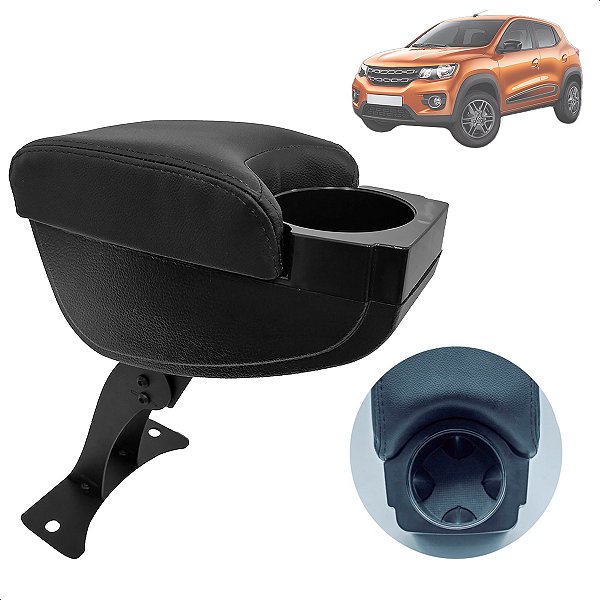 Encosto Apoio Braço Renault Kwid 2017 2018 2019 2020 2021 2022 2023 Porta Copos