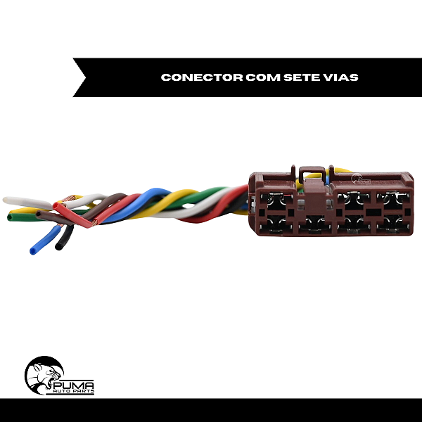 Chicote Plug Motor Ecm Ecu Honda Beat 7 Vias