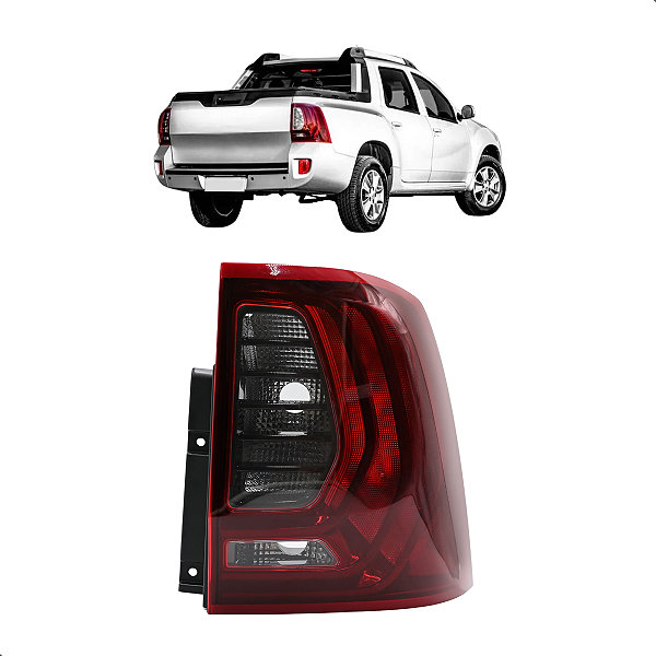 Lanterna Traseira Duster Oroch 2016 2017 2018 2019 2020 2021 2022 Acrílico