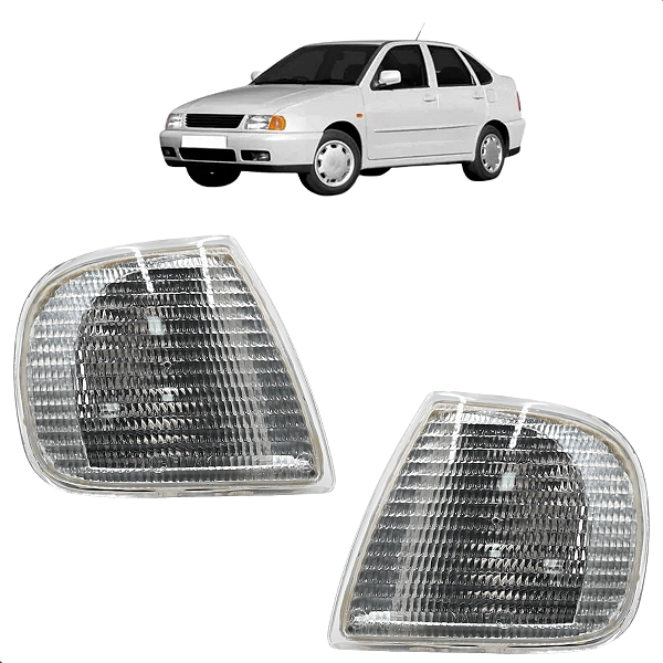 Par Lanterna Pisca Dianteira Polo Classic 1997 1998 1999 2000