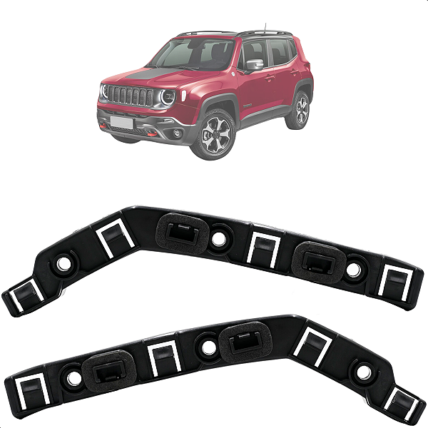 Par Suporte Guia Parachoque Traseiro Renegade 2015 16 17 18 A 2023