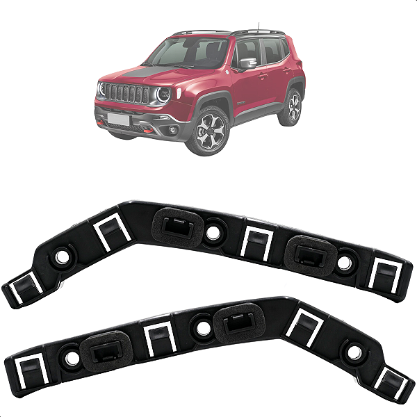 Par Suporte Guia Parachoque Traseiro Renegade 2015 16 17 18 A 2023
