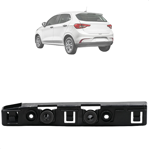 Guia Parachoque Traseiro Argo Pulse 2017 2018 2019 2020 2021 2022 2023