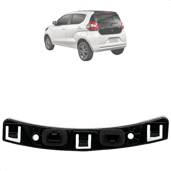 Suporte Guia Parachoque Traseiro Mobi 2017 2018 2019 2020 2021 2022 2023
