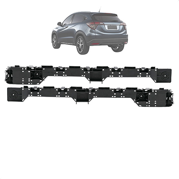 Par Guia Parachoque Traseiro Hrv 2015 2016 2017 2018 2019 2020 2021