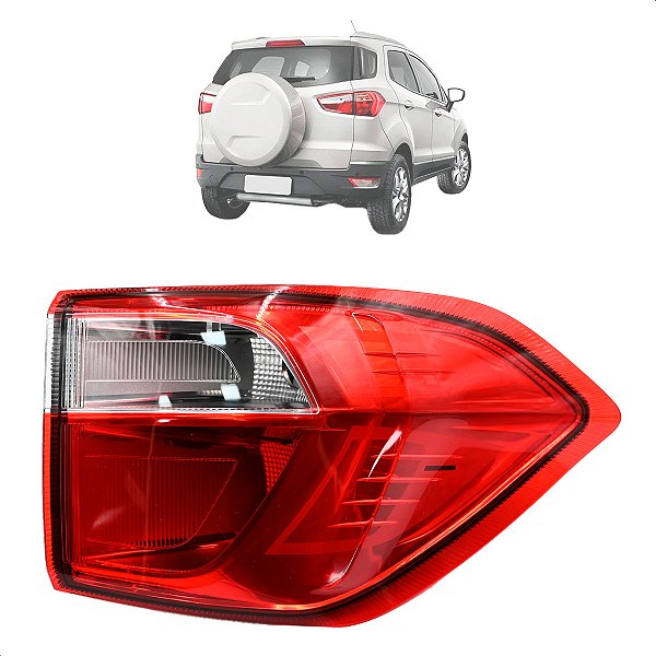 Lanterna Traseira Ecosport Canto 2013 2014 2015 2016 17 18 2019 2020