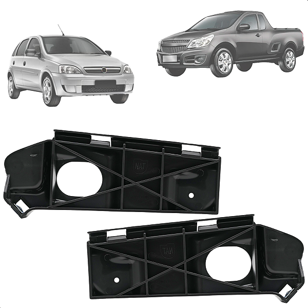 Guia Suporte Parachoque Dianteiro Corsa/Montana 2002 03 04 05 06 07 08 a 2012