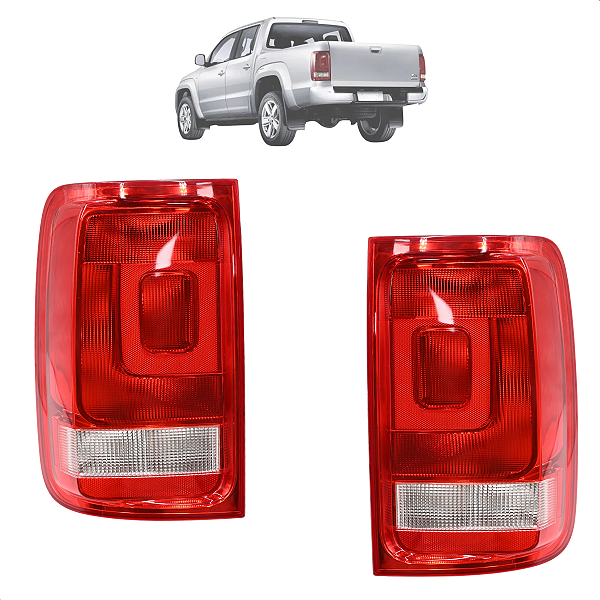 Par Lanterna Traseira Amarok 2010 2011 2012 2013 2014 Bicolor