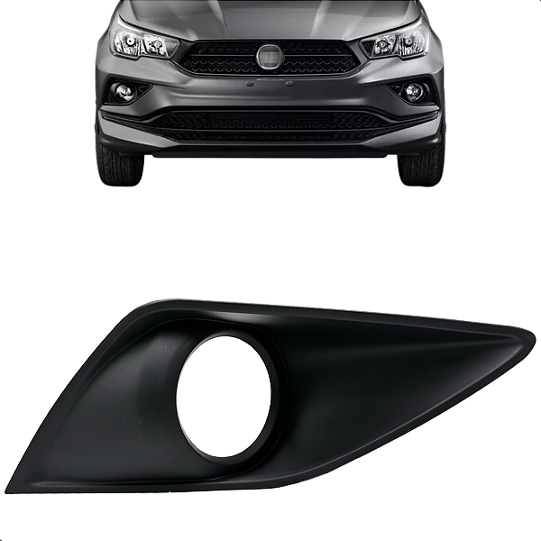 Grade Moldura Milha Cronos 2017 2018 2019 2020 2021 2022 C/Furo