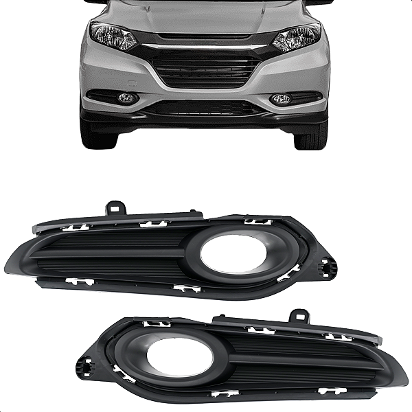 Par Grade Moldura Milha Hrv 2015 2016 2017 2018 Com Furo