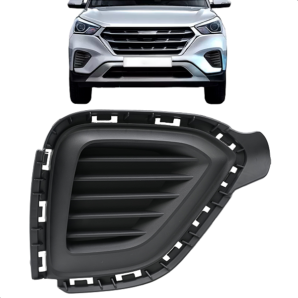 Grade Moldura Milha Creta 2017 2018 2019 2020 Sem Furo