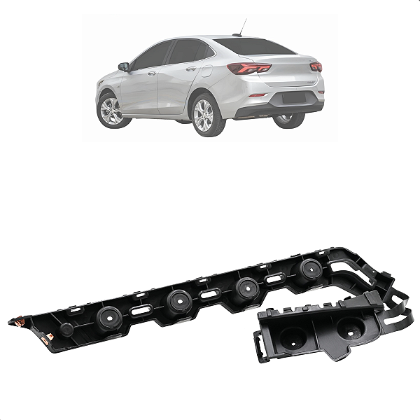 Guia Suporte Parachoque Traseiro Onix Plus 2020 2021 2022 2023