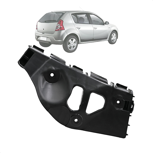 Guia Parachoque Traseiro Sandero 2007 2008 2009 10 11 12 13 2014