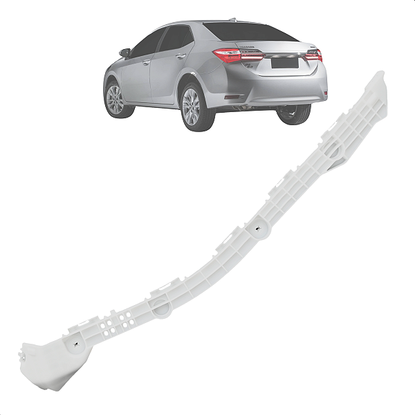 Guia Parachoque Corolla 2015 2016 2017 2018 2019 Traseiro