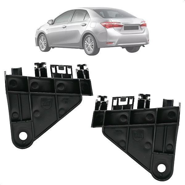 Par Guia Lanterna Parachoque Traseiro Corolla 2015 2016 2017 2018 2019