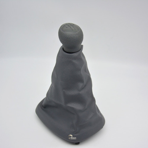 Coifa Câmbio Manopla Clio 2000 01 02 03 04 05 06 07 08 09 10 a 2016 Cinza C/Base