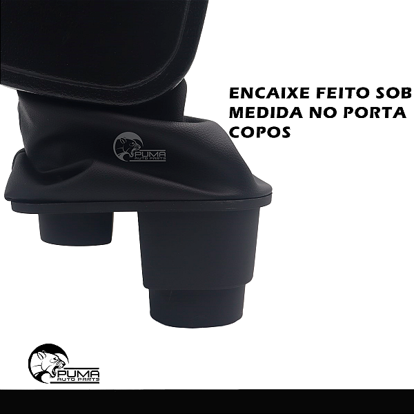 Apoio de Braço Encosto Fiesta 2011 Até 2014 Ecosport 2010 2011 2012 Porta Copos