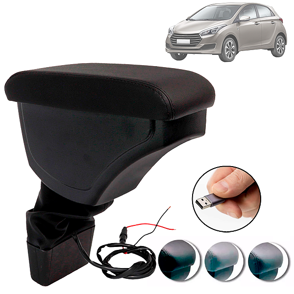 Encosto Descanso De Braço Apoio Hb20 Hatch Hb20s Sedan Hb20x