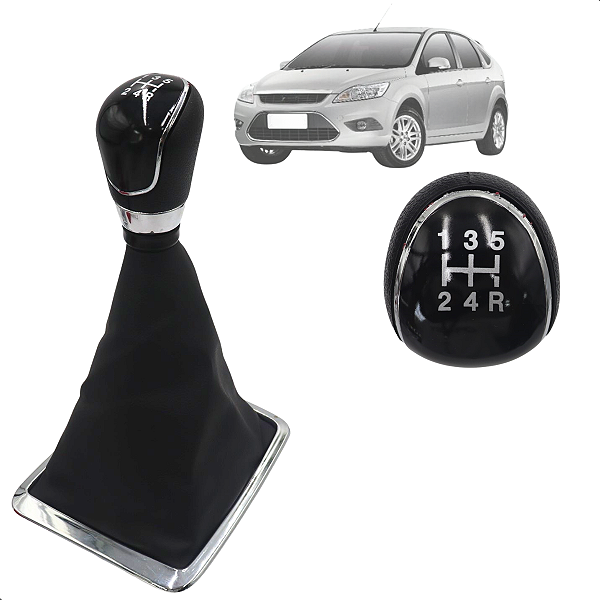 Kit Coifa de Cambio Manopla Focus 2009 2010 2011 2012 2013 5 Marchas