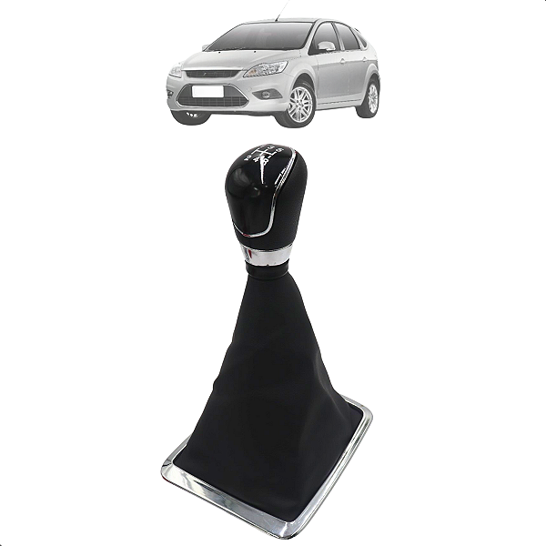 Kit Coifa de Cambio Manopla Focus 2009 2010 2011 2012 2013 5 Marchas