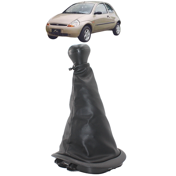 Bola + Coifa Câmbio Ka 1996 1997 1998 1999 2000 Cinza 5 Marchas