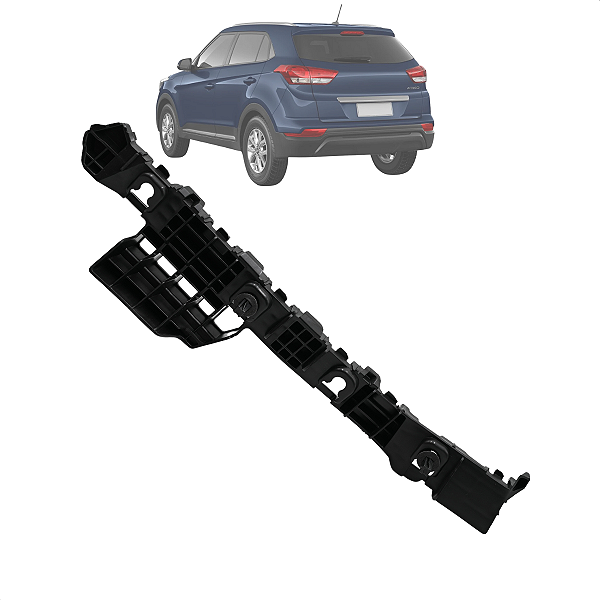 Guia Para-Choque Traseiro Creta 2017 Até 2021 LADO:ESQUERDO