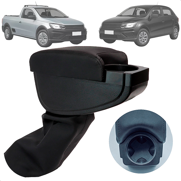 Apoio De Braço Encosto Saveiro Gol Voyage 2013 Até 2020 Porta Copos